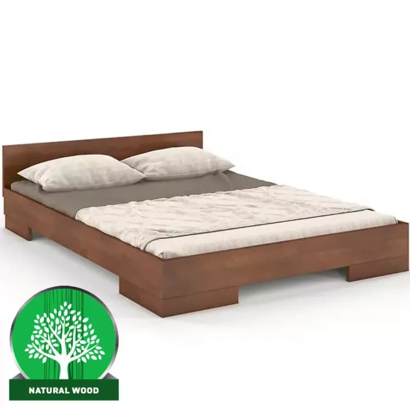 Posteľ drevené  buk Skandica Spectrum Nízka 120x200 orech 1