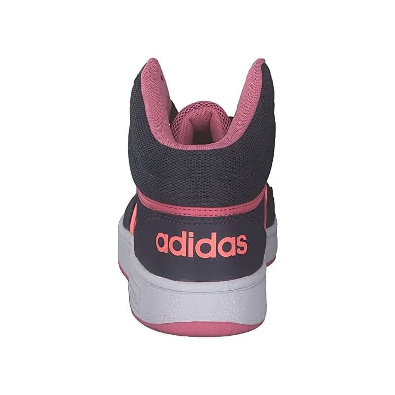 Dievčenská rekreačná obuv ADIDAS Hoops Mid 3.0 shadow navy acid red rose tone 3