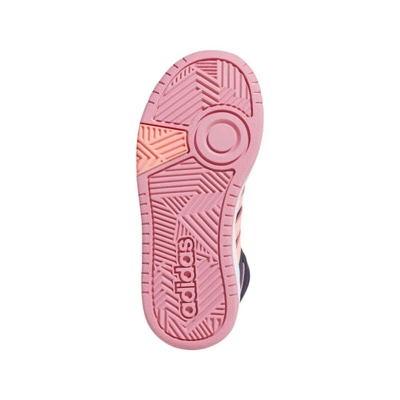 Dievčenská rekreačná obuv ADIDAS Hoops Mid 3.0 shadow navy acid red rose tone 4