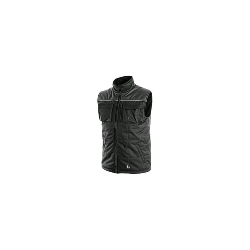 Vesta CXS SEATTLE, pánska, zimná, fleece, čierno-šedá, veľ. M