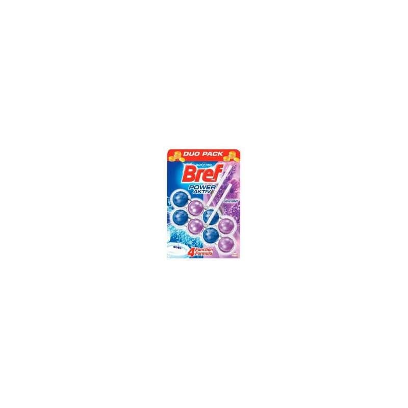 Bref Power Aktív WC záves guličky Lavender 2x50g 1