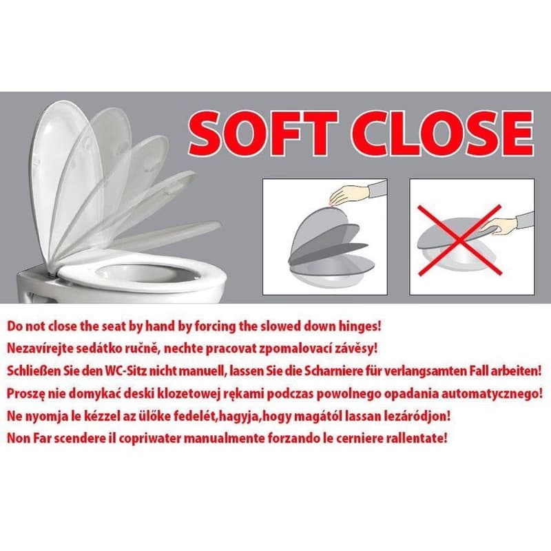 GSI - WC sedátko, SLIM, Soft Close, biela MS76SN11 5