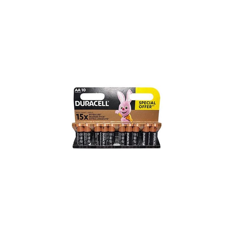 Duracell BASIC Jednorazová alkalická batéria AA, 10-pack 1