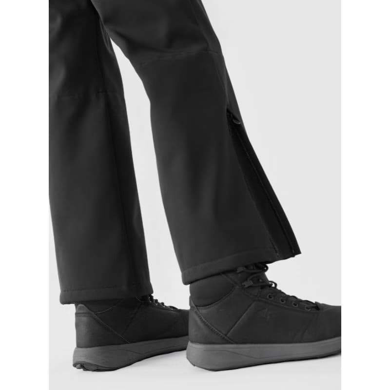 Dievčenské lyžiarske softshellové nohavice 4F JUNIOR TROUSERS FNK-JWAW24TFTRF661-20S-DEEP BLACK 6