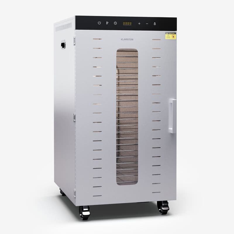 Klarstein MasterJerky 350, sušička, výkon 2 000 W, teplotný rozsah 30 - 90 °C, časovač na 24 hodín, nehrdzavejúca oceľ 1