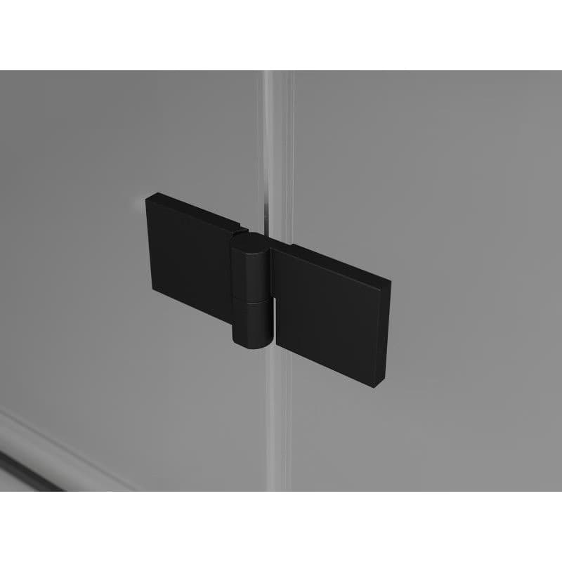 MEXEN - MIST vaňová zástena 80x150 cm 6mm 2-s, čierna, dekor, pravá 8A9-080-002-70-77-P 5