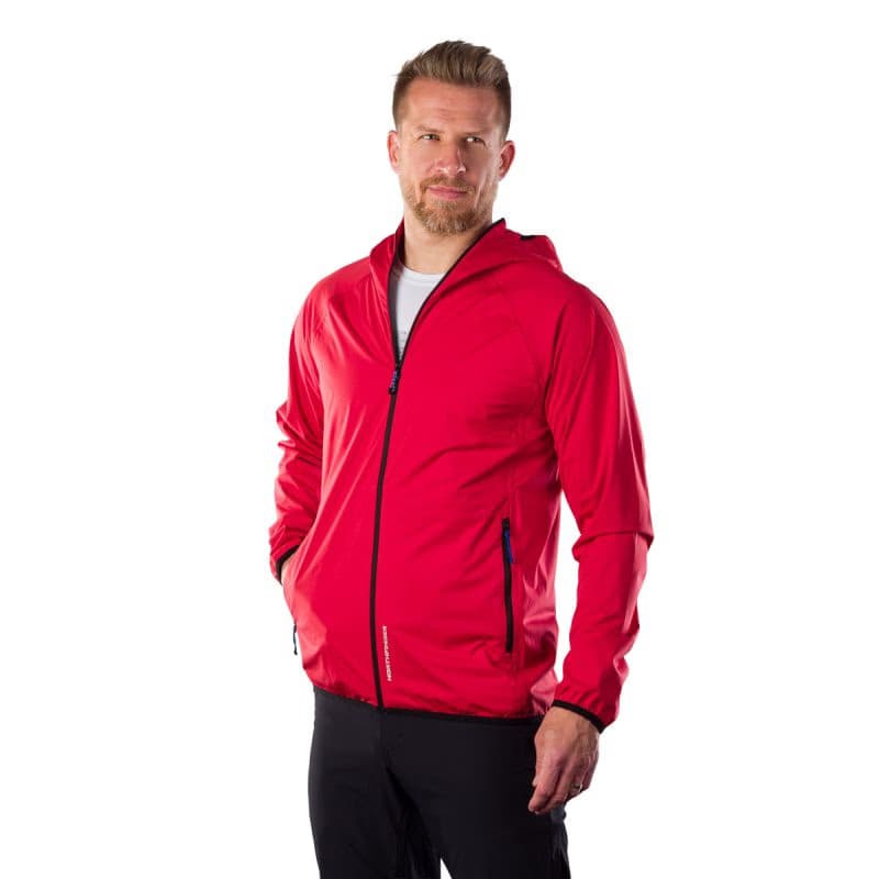 Pánska turistická bunda s kapucňou NORTHFINDER BENEDICTO-360red 2