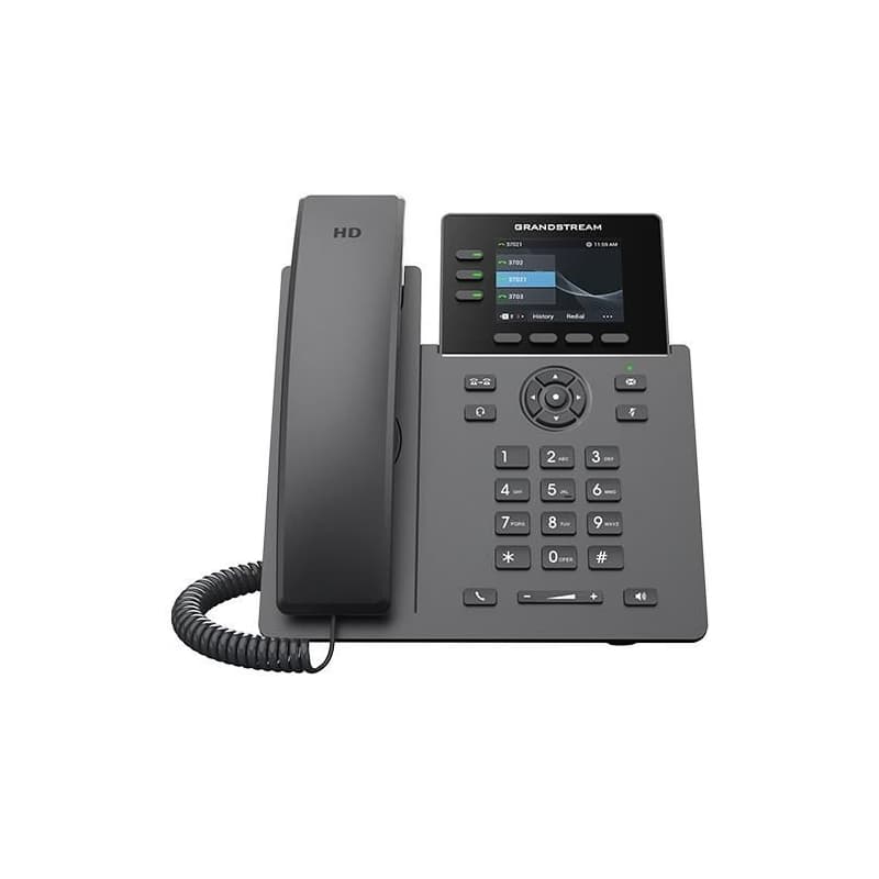 Grandstream GRP2611G SIP telefón, 3 účty, PoE, 12BLF kľúčov, gigabit port 1