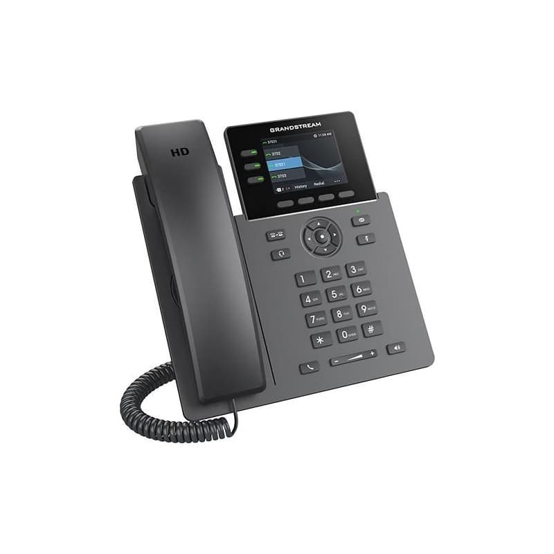 Grandstream GRP2611G SIP telefón, 3 účty, PoE, 12BLF kľúčov, gigabit port 4