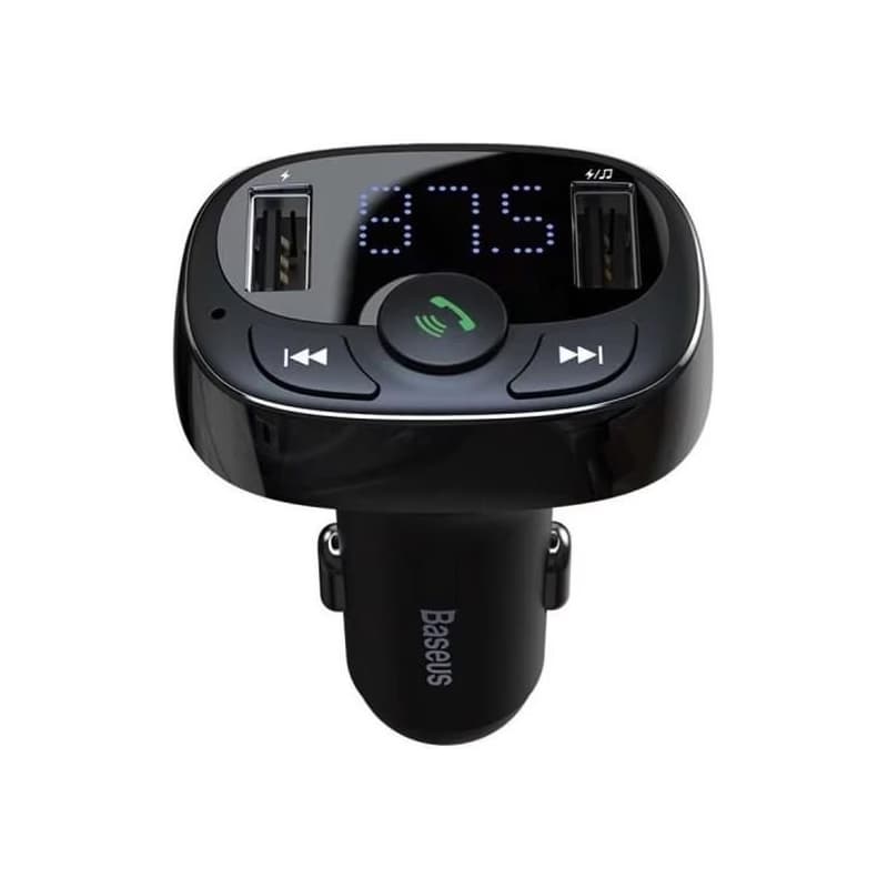 Baseus bluetooth MP3 FM Transmiter s nabíjaním 2xUSB 3.4A čierny 2
