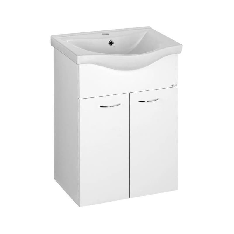 AQUALINE - KERAMIA FRESH umývadlová skrinka 51,1x74x34cm, biela 50057
