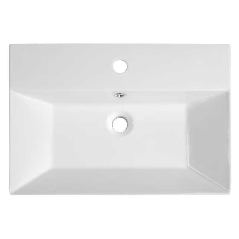 ISVEA - SISTEMA keramické umývadlo 60x42cm, biela 10SF50060 2