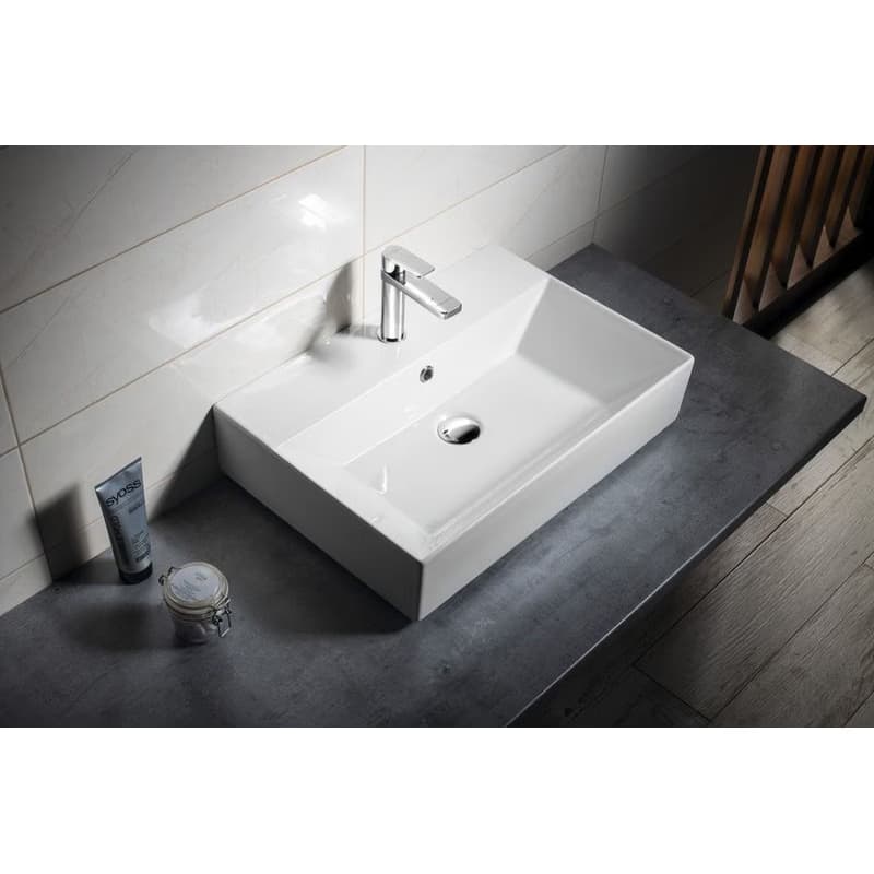 ISVEA - SISTEMA keramické umývadlo 60x42cm, biela 10SF50060 4