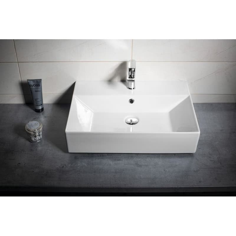 ISVEA - SISTEMA keramické umývadlo 60x42cm, biela 10SF50060 5