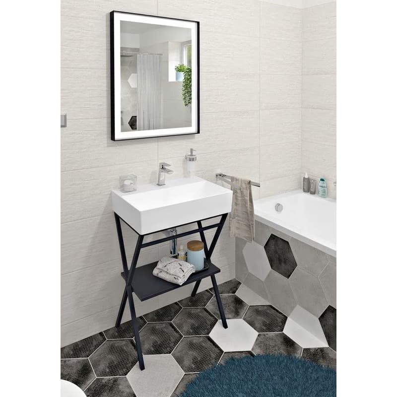 ISVEA - SISTEMA keramické umývadlo 60x42cm, biela 10SF50060 6