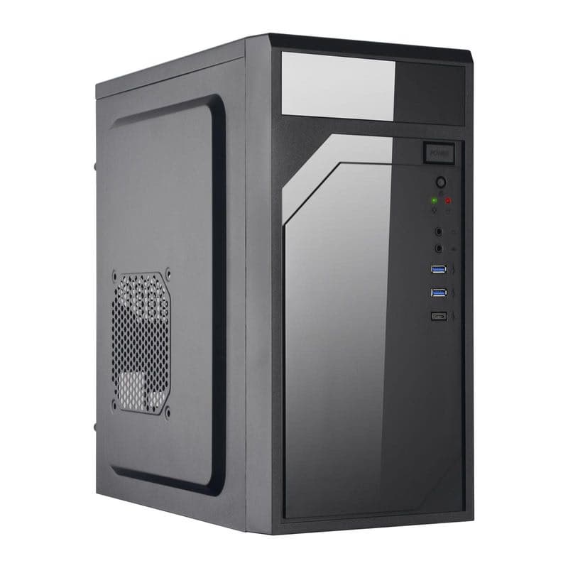 EUROCASE skriňa ML M6-590B, Mini Tower, 1x USB-C, 2x USB 3.0, 2x audio, čierna 1