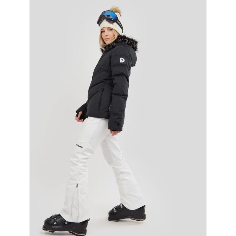 Dámske lyžiarske softshellové nohavice FUNDANGO Galena Softshell Pants-100-white 4
