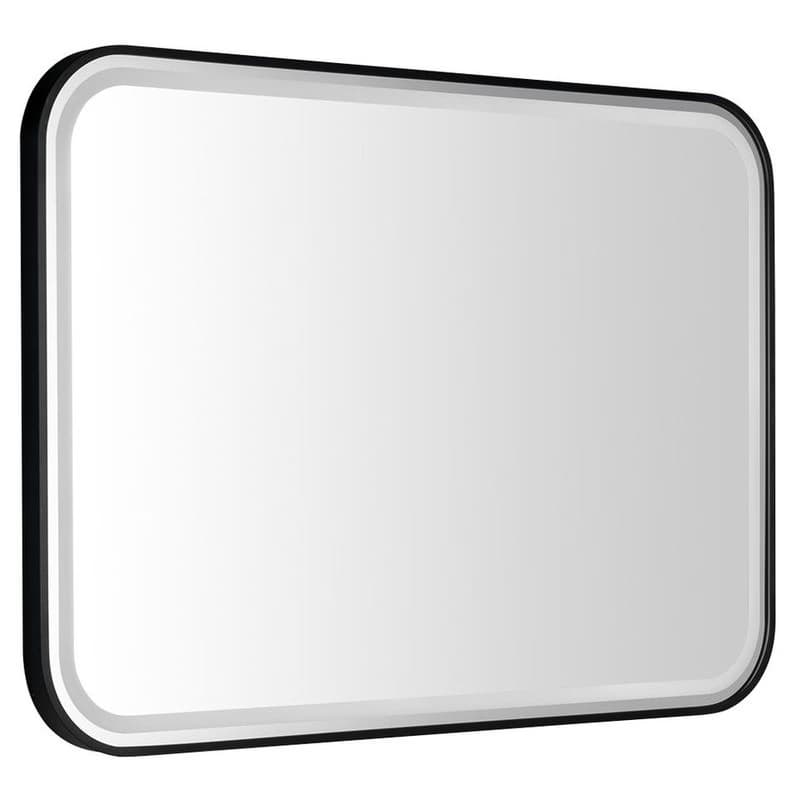 SAPHO - CETIS zrkadlo s LED osvetlením 100x70cm, čierna mat CT100 1