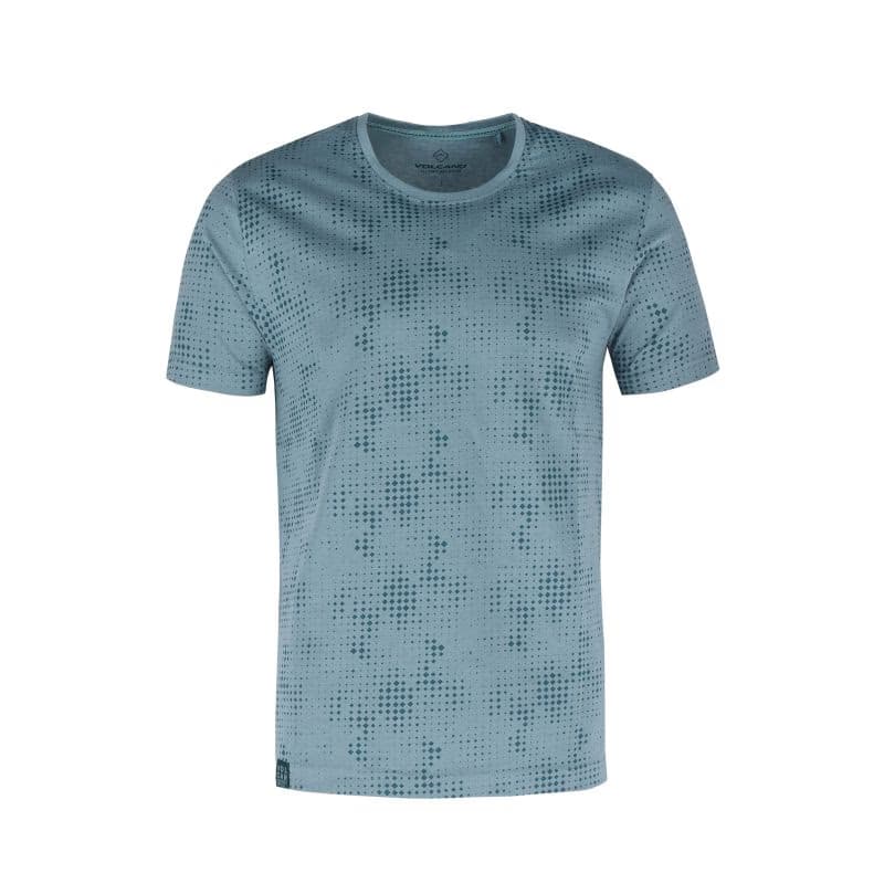 Pánske tričko s krátkym rukávom VOLCANO T-MELL-602-BLUE 4