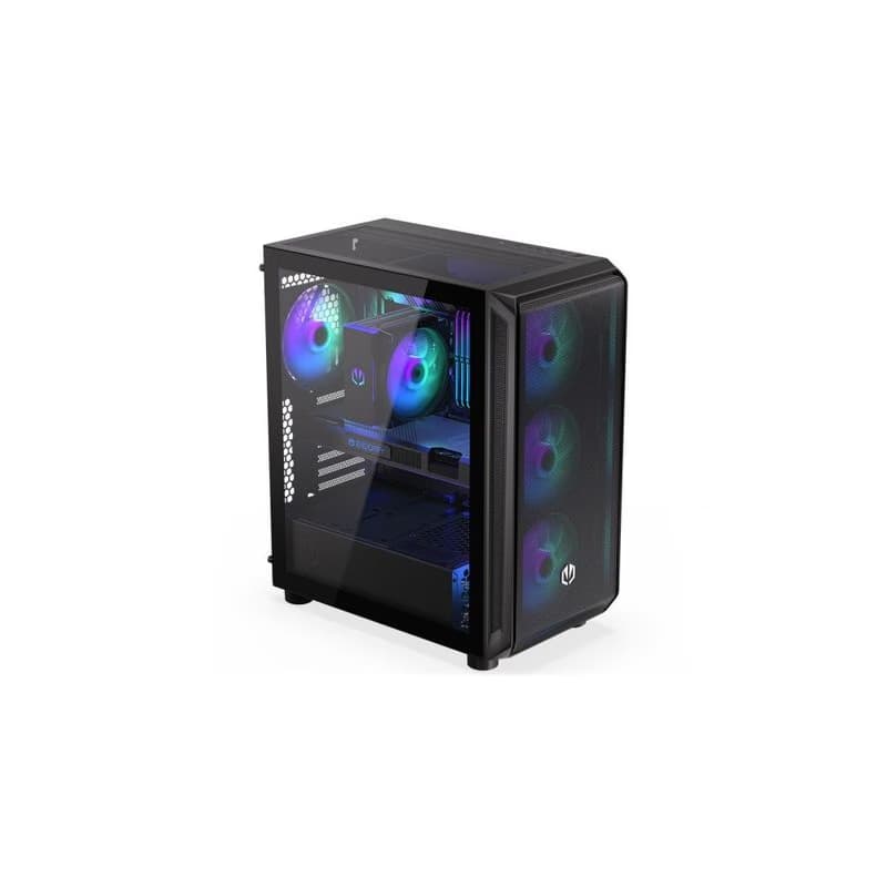 ENDORFY Case Arx 500 ARGB, Priehľadná bočnica, ATX, 4x140mm ARGB Fan, čierna 2