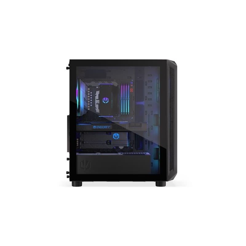 ENDORFY Case Arx 500 ARGB, Priehľadná bočnica, ATX, 4x140mm ARGB Fan, čierna 4