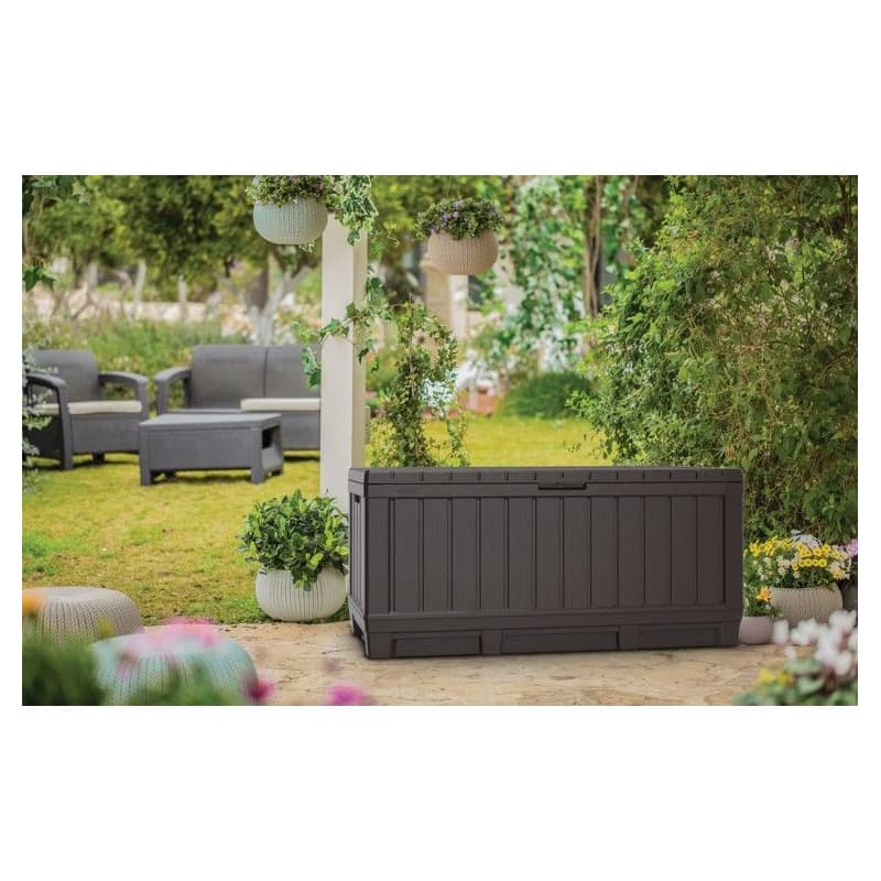 KETER Úložný box KENTGROVE | hnedá 350L 3