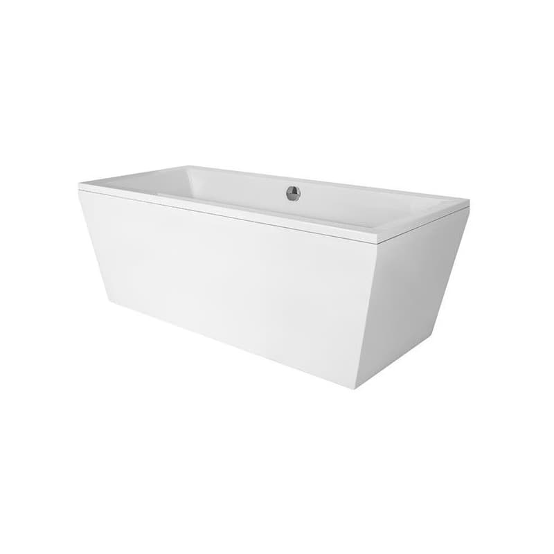 BESCO - Voľne stojaca vaňa VERA (LUZZI) - Farba - Biela, Rozmer vane - 180 × 80 cm VANLUZ180 4