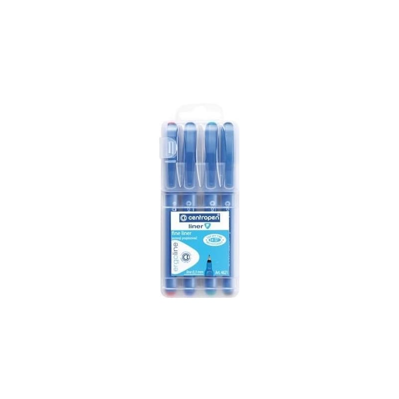 Popisovač Centropen 4621/4 F Liner 4 farby 0,3mm