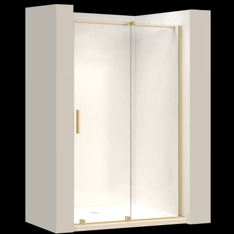 REA/S - Sprchové Dvere Montana 130 Gold brush KPL-K6400 2