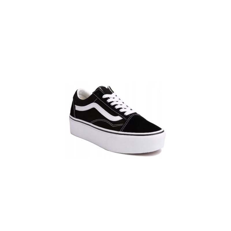 Dámska vychádzková obuv VANS UA Old Skool Platform black white 1
