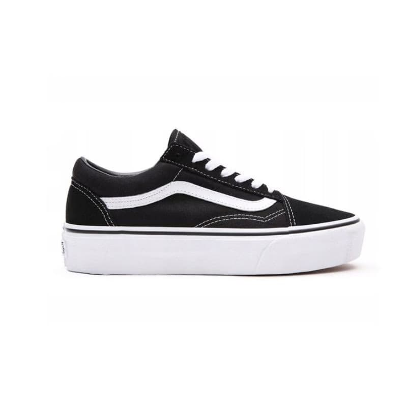 Dámska vychádzková obuv VANS UA Old Skool Platform black white 2