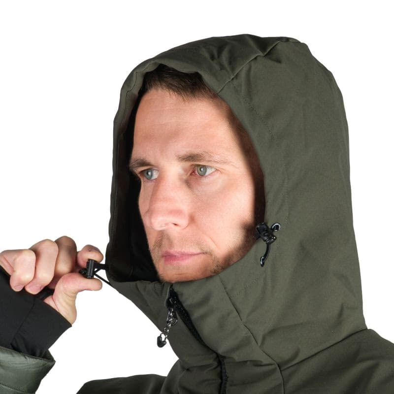 Pánska turistická bunda NORTHFINDER EMERYK-550blackdarkgreen 6