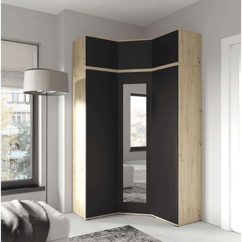 dub artisan / čierna, Sivá, Biela, Čierna, Béžová