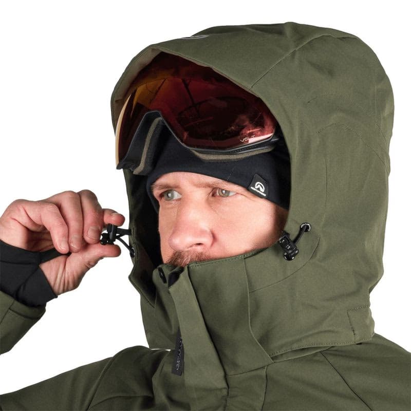 Pánska lyžiarska bunda NORTHFINDER ZYGMUNT-550blackdarkgreen 6