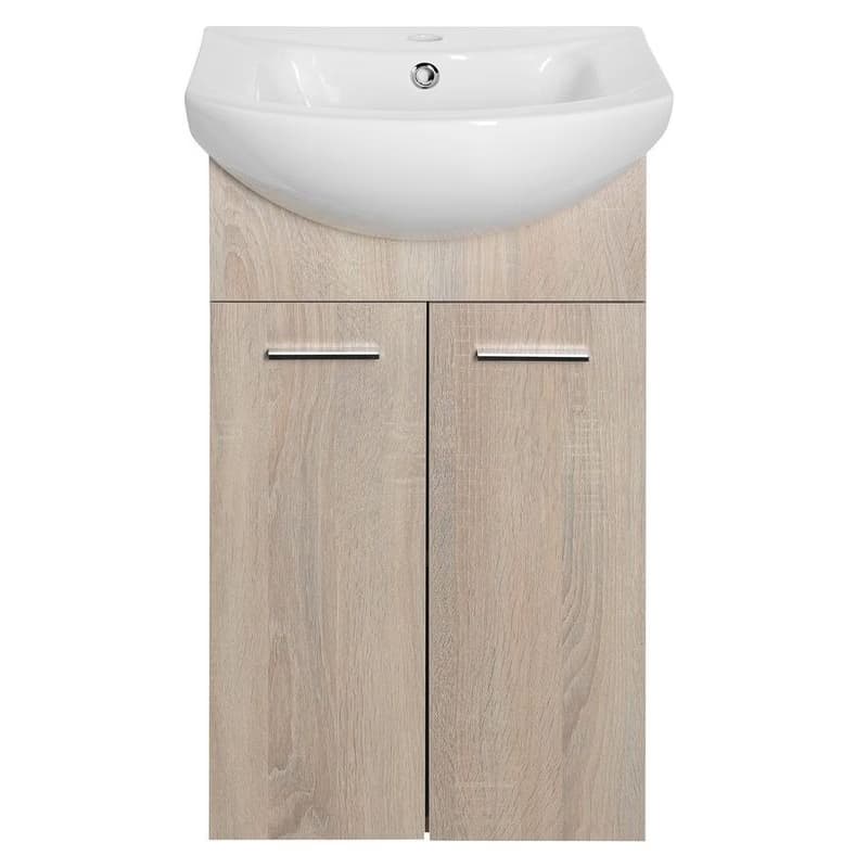 AQUALINE - ZOJA umývadlová skrinka 41,5x74x25,3cm, dub platin 51144 3