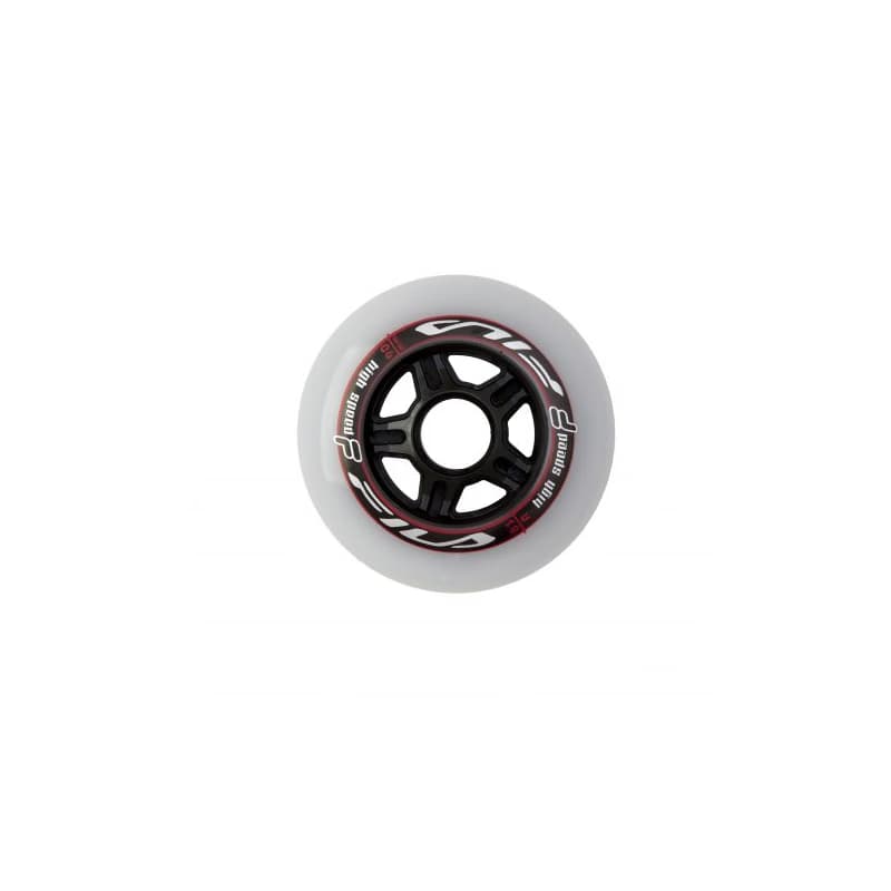 Náhradné kolieska na korčule FILA SKATES FILA WHEELS 6x90MM 83A WHT RED 1