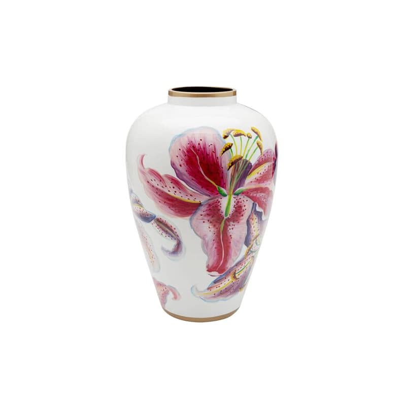 Váza Lillies ružová 37 cm