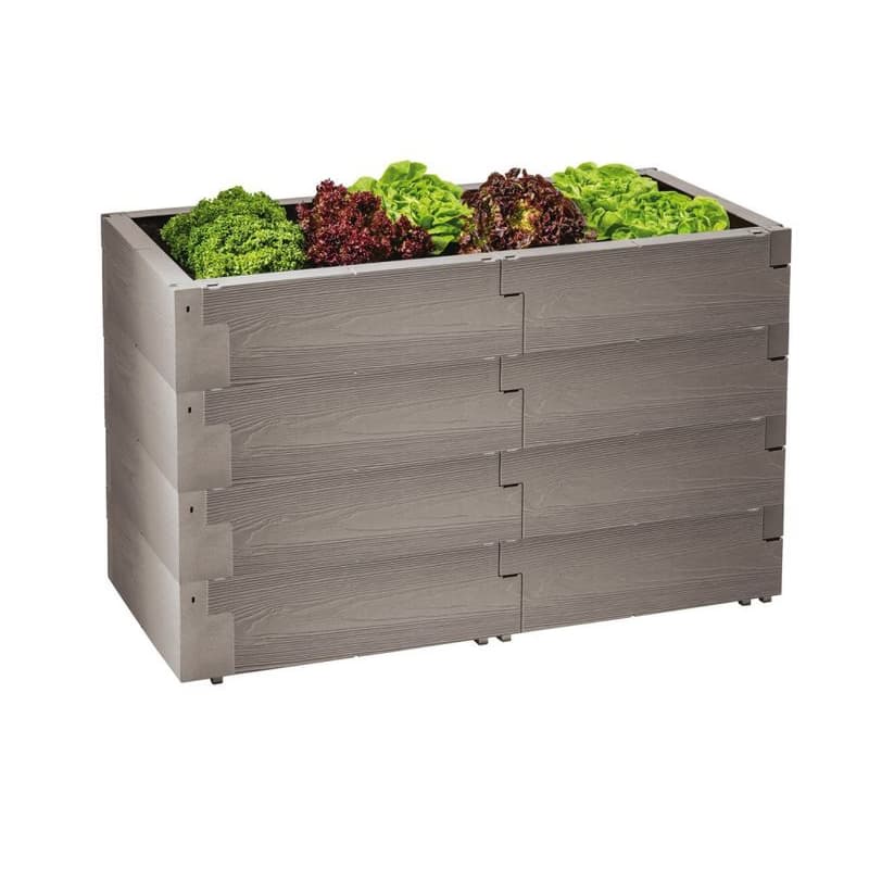 Vyvýšený záhon 60 x130 cm plast Dekorhome 3