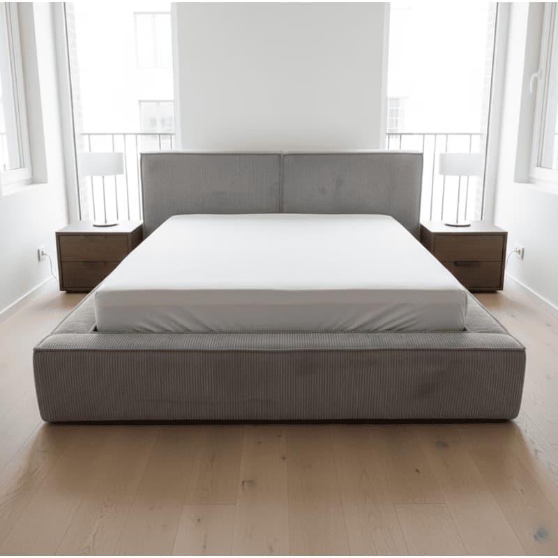 Elvisia Manželská posteľ MAXON s výklopným roštom | sivá 160 x 200 cm 3