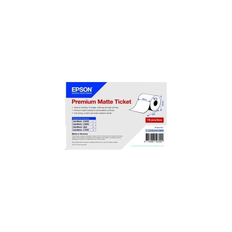 Epson Receipt- / voucher roll (endless), normal papier, 80mm 1