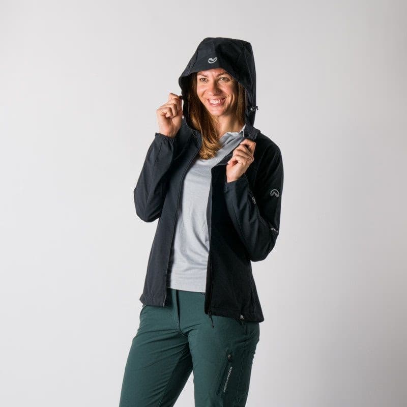 Dámska turistická softshellová bunda NORTHFINDER AMERICA-BU-4972OR-269-black 3