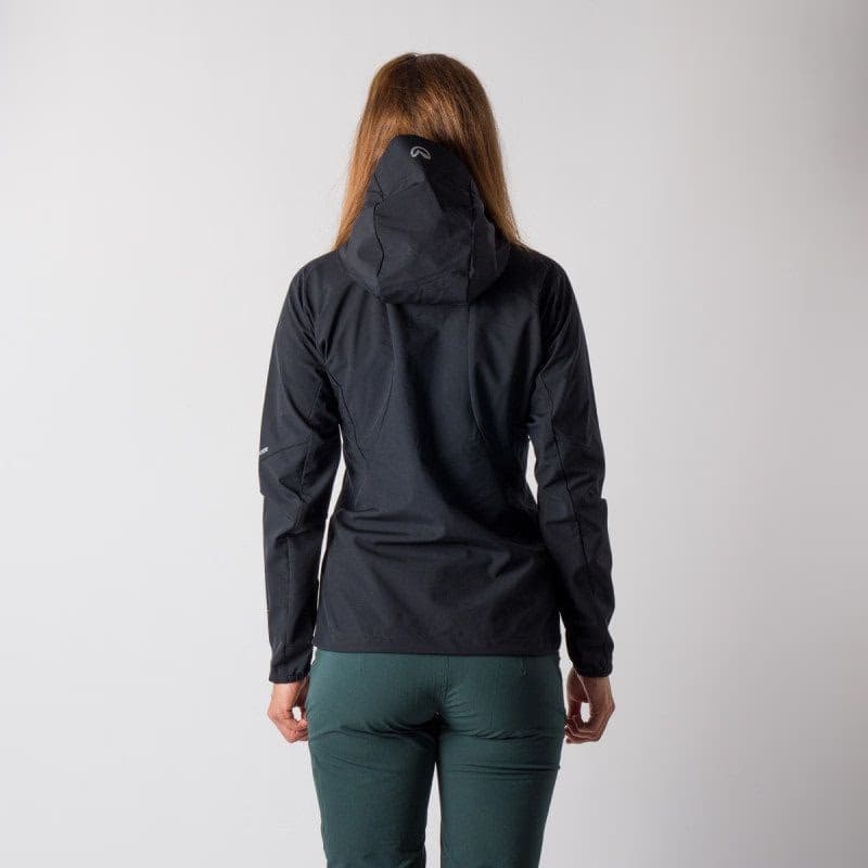 Dámska turistická softshellová bunda NORTHFINDER AMERICA-BU-4972OR-269-black 4
