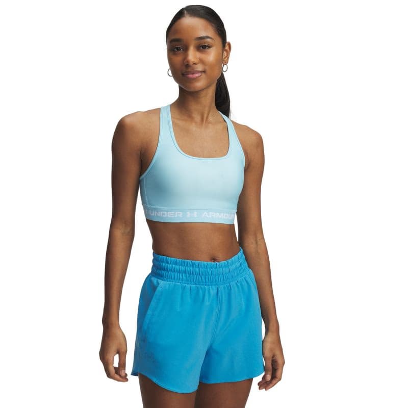 Dámska tréningová športová podprsenka UNDER ARMOUR Crossback Mid Bra-BLU 3