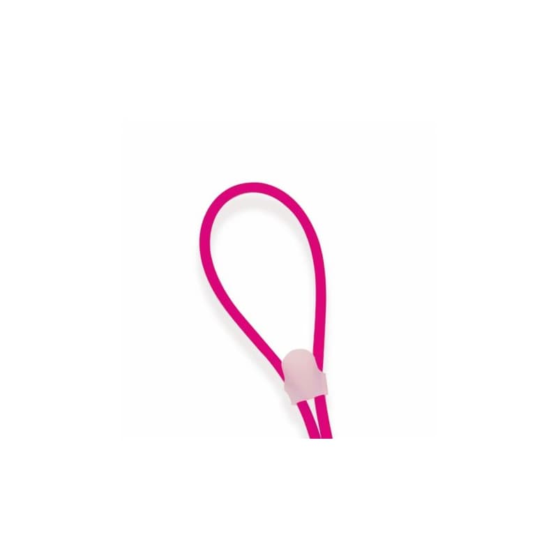 Šnúrka na okuliare CENTROSTYLE Silicon cord stopper zipp M - pink 1