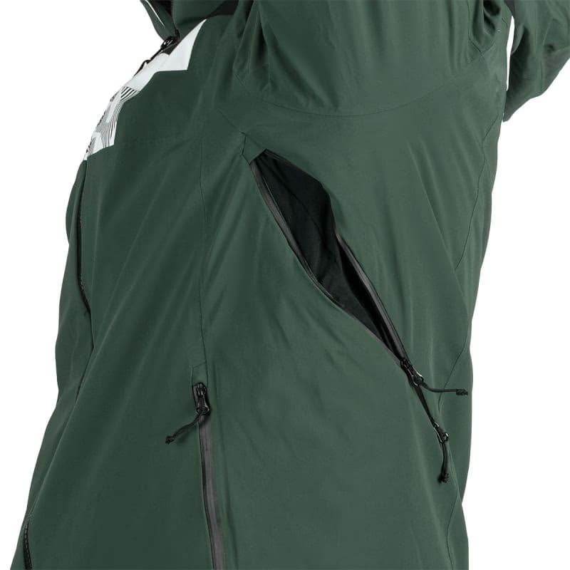 Pánska lyžiarska bunda NORTHFINDER VOLOS-550blackdarkgreen 6