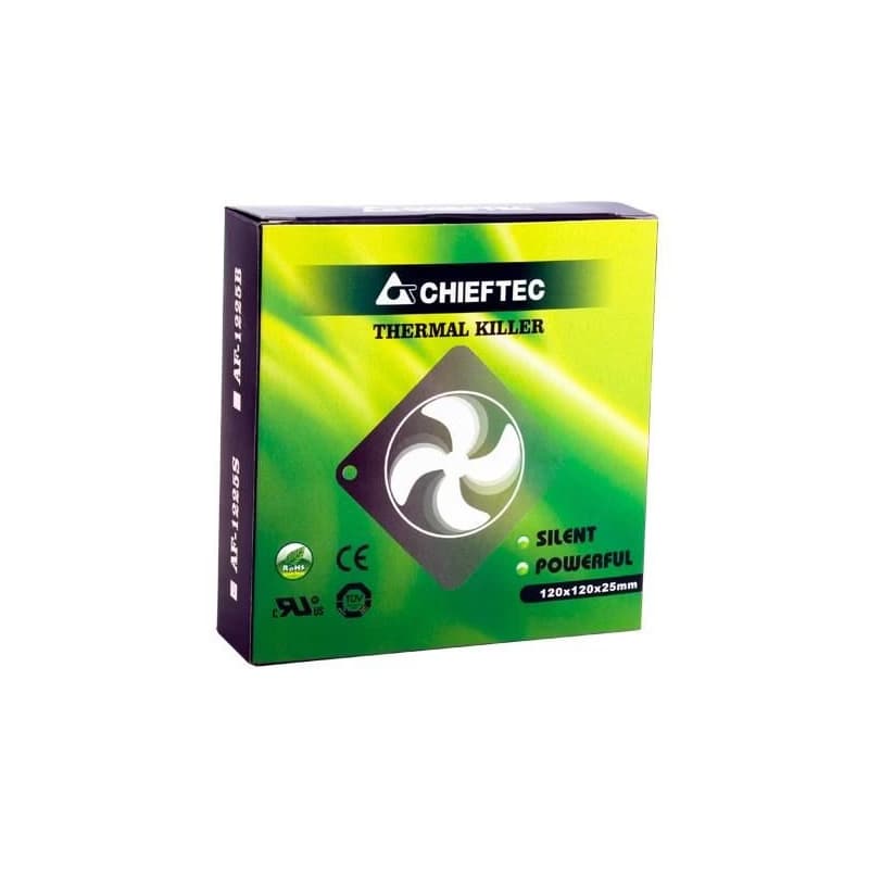 CHIEFTEC vetrák AF-1225S, 120x120x25 mm Sleeve Fan, with 3/4pin connector 2
