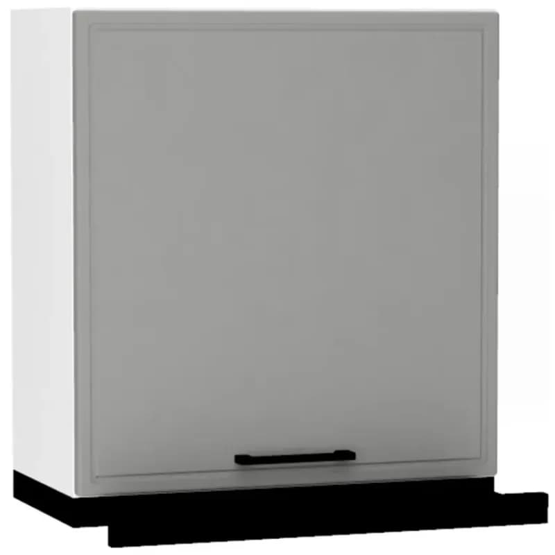 Kuchynská skrinka Emily W60/68 Slim Pl s čiernym digestorom Dast Grey