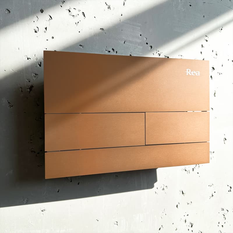 REA/S - Podomietkový WC systém K011A-Q + tlačidlá T Brush Copper/Rose Gold KPL-E0053 2