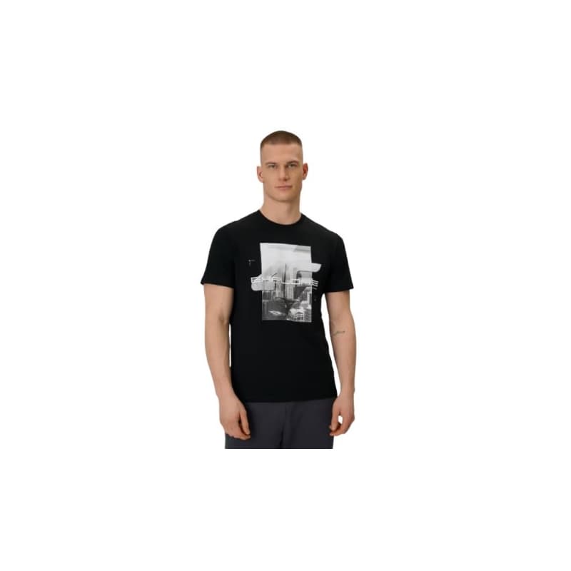 Pánske tričko s krátkym rukávom 4F TSHIRT M2660-20S-DEEP BLACK