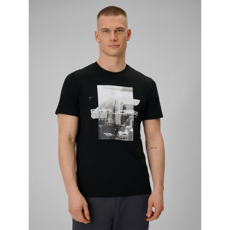 Pánske tričko s krátkym rukávom 4F TSHIRT M2660-20S-DEEP BLACK 2